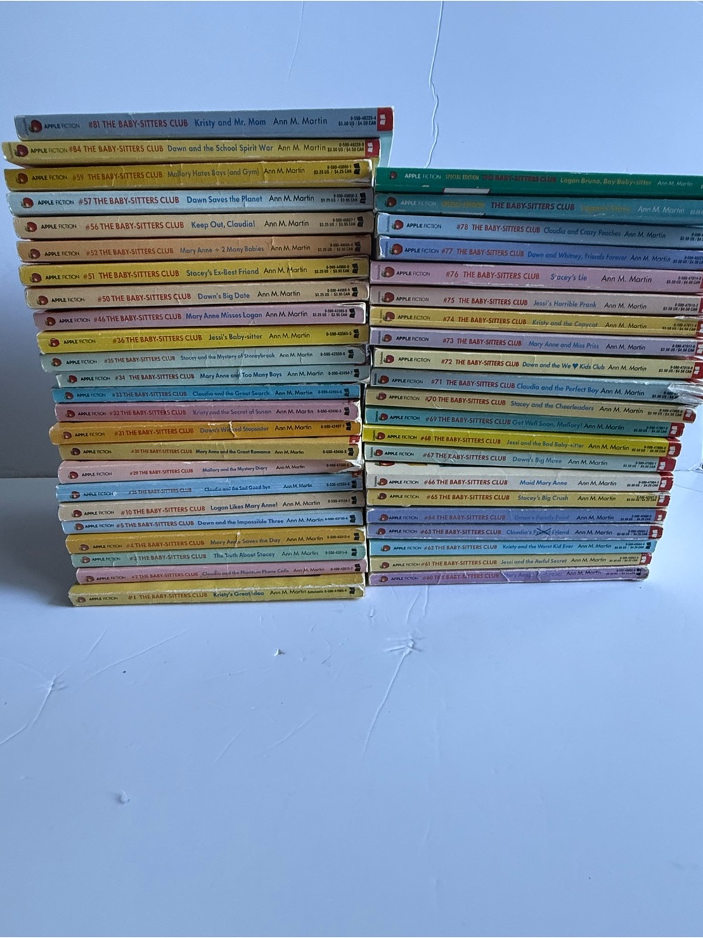 Vintage The Baby-Sitters Club Huge Softback Book Lot by Ann M. Martin Good Shape